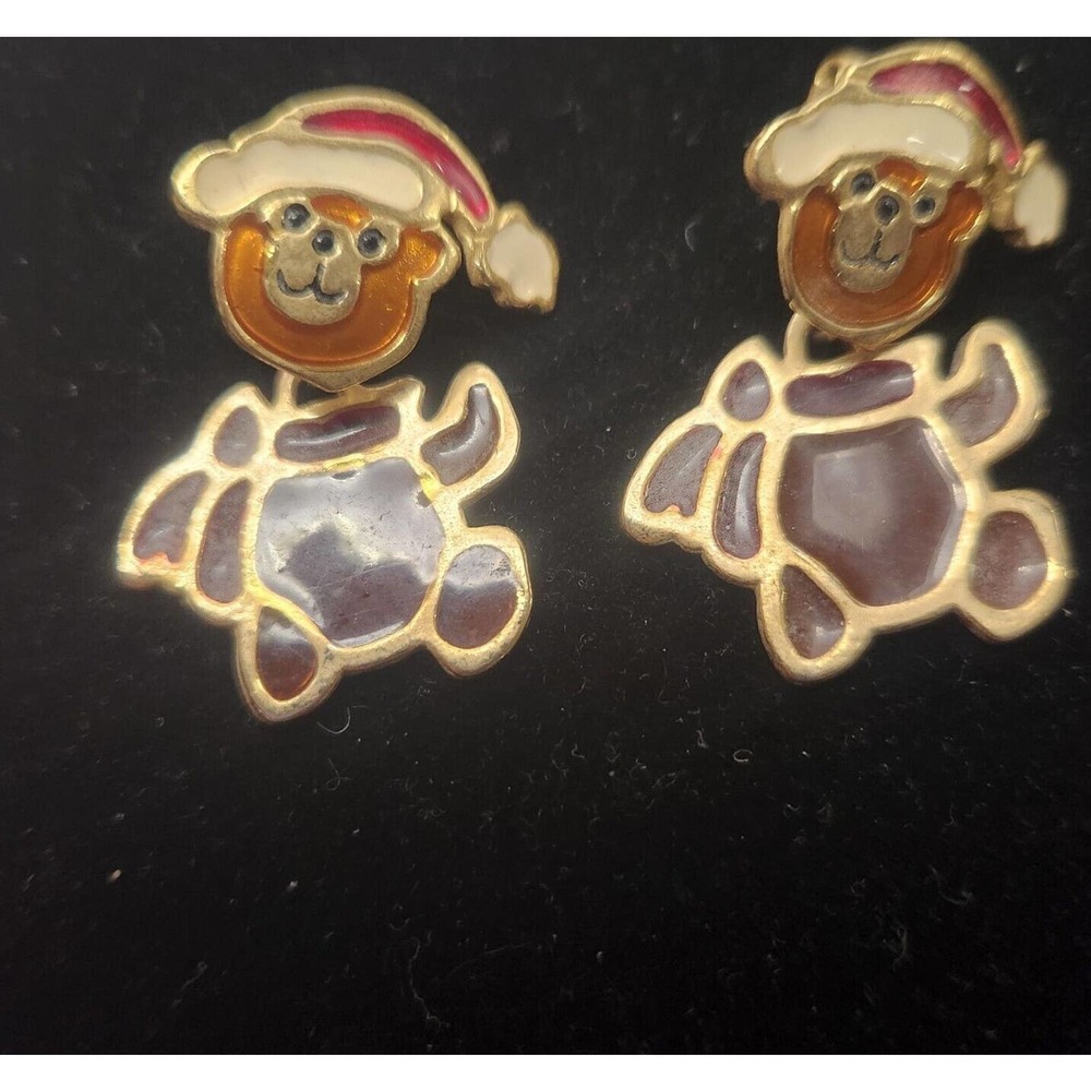 Vintage‎ Festive Holiday Earrings